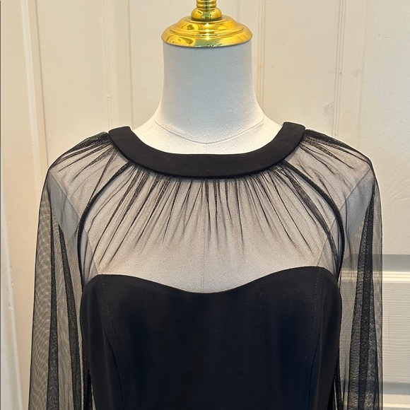 Maggy London Black Long Sleeve Dress - Picture 2 of 5